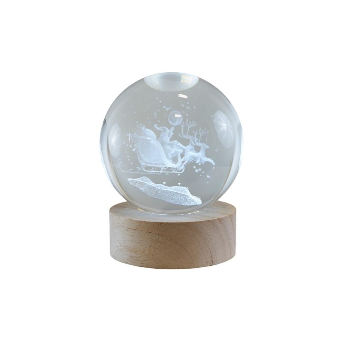 LAMPADA GLOBO BABBO NATALE H10 CON BASE E BOX